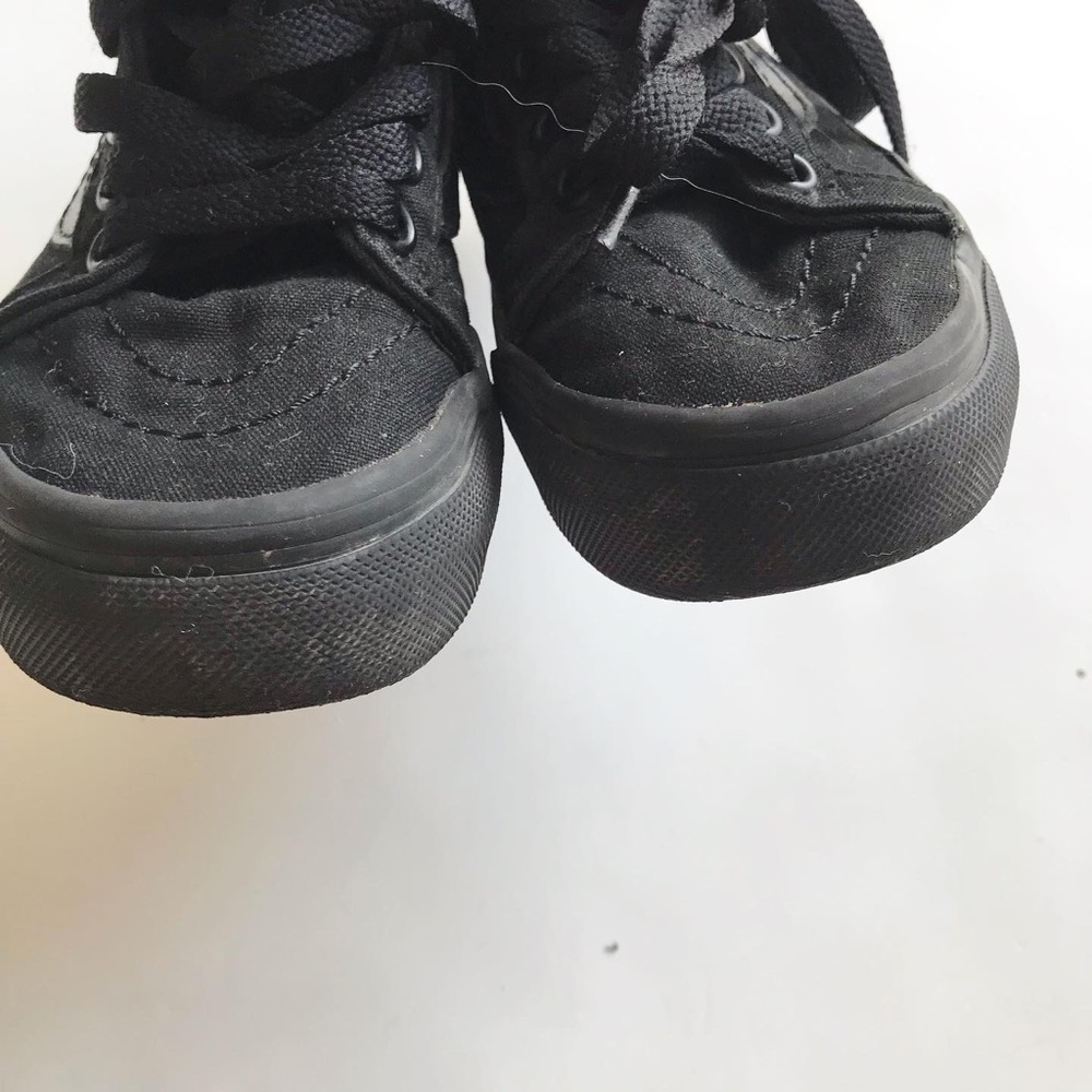Vans black SK8 high top sneakers VGUC size 10.5 - Picture 6 of 10